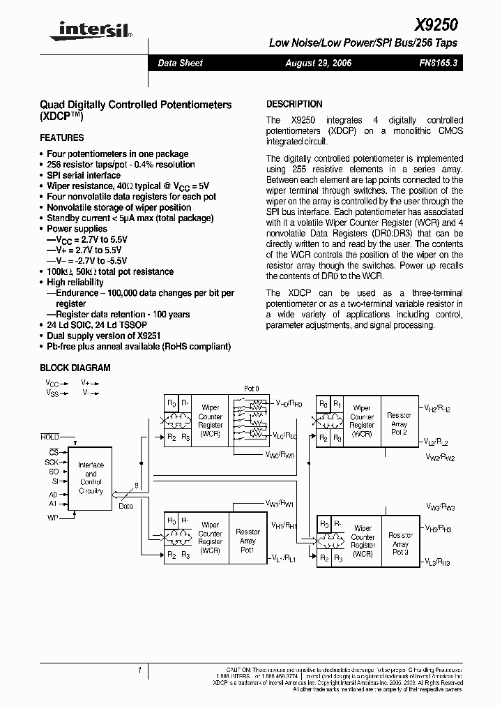 X9250_3241034.PDF Datasheet