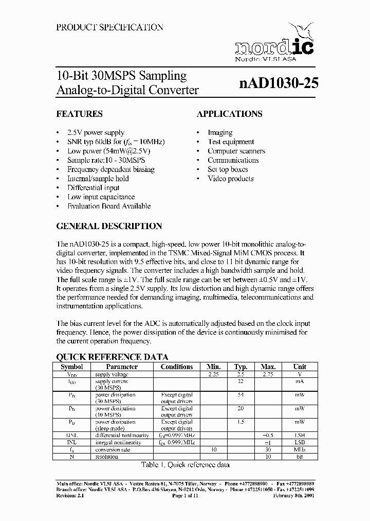 NAD1030-25_3243341.PDF Datasheet