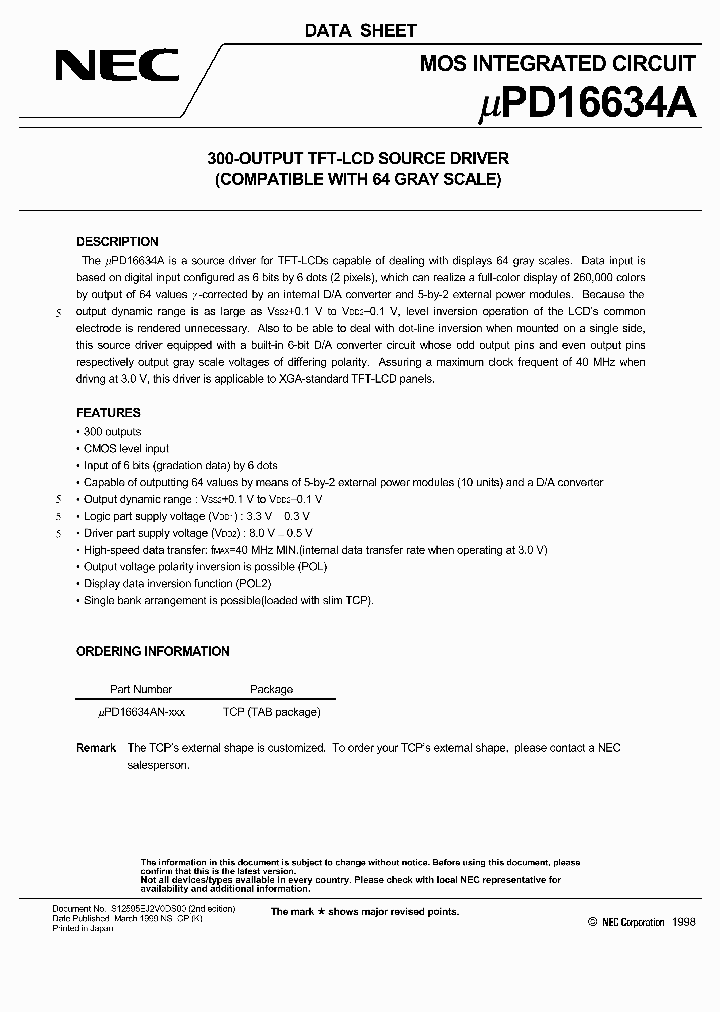 UPD16634AN-XXX_3260908.PDF Datasheet