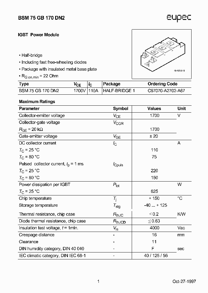 BSM75GB170DN2_3265630.PDF Datasheet
