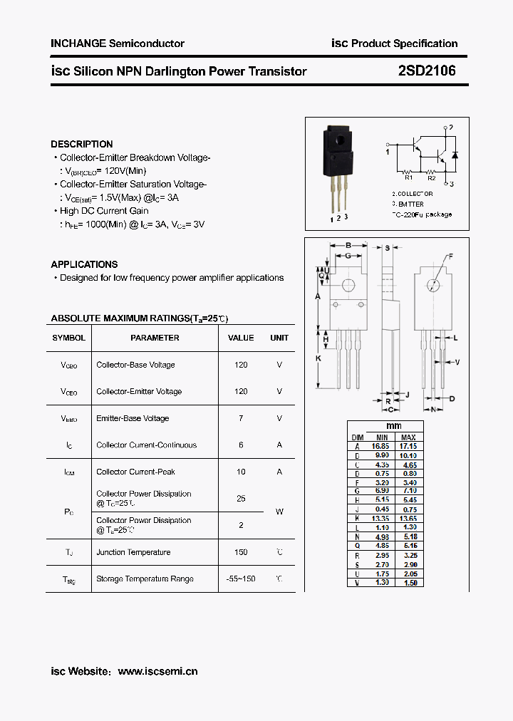 2SD2106_3279934.PDF Datasheet