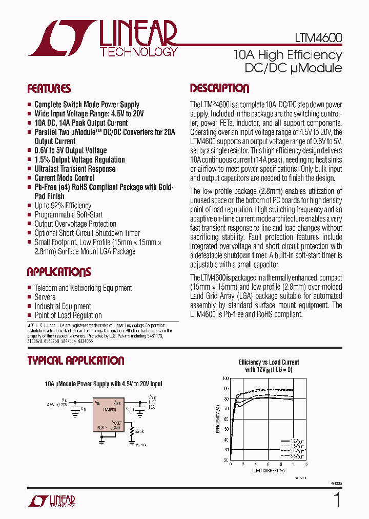 LTM4600EVPBF_3280199.PDF Datasheet