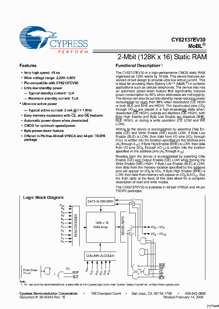 CY62137EV30LL-45BVXI_3286345.PDF Datasheet