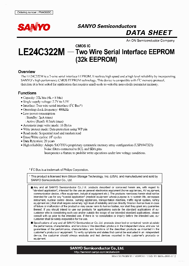 LE24C322M_3296154.PDF Datasheet