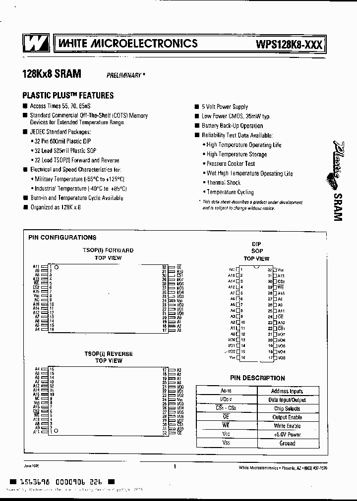 WPS128K8B-55GM_3296429.PDF Datasheet
