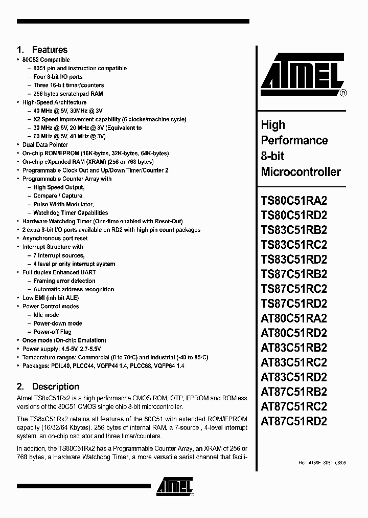 AT83C51RB2-3CSUL_3302411.PDF Datasheet