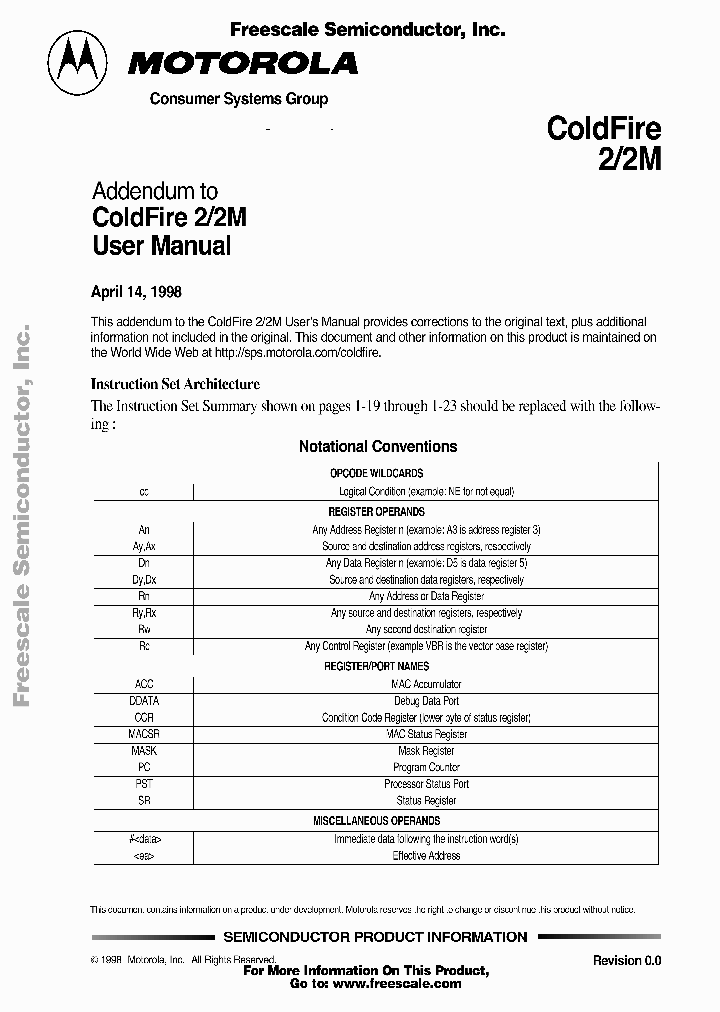 COLDFIRE2UMAD_3299574.PDF Datasheet