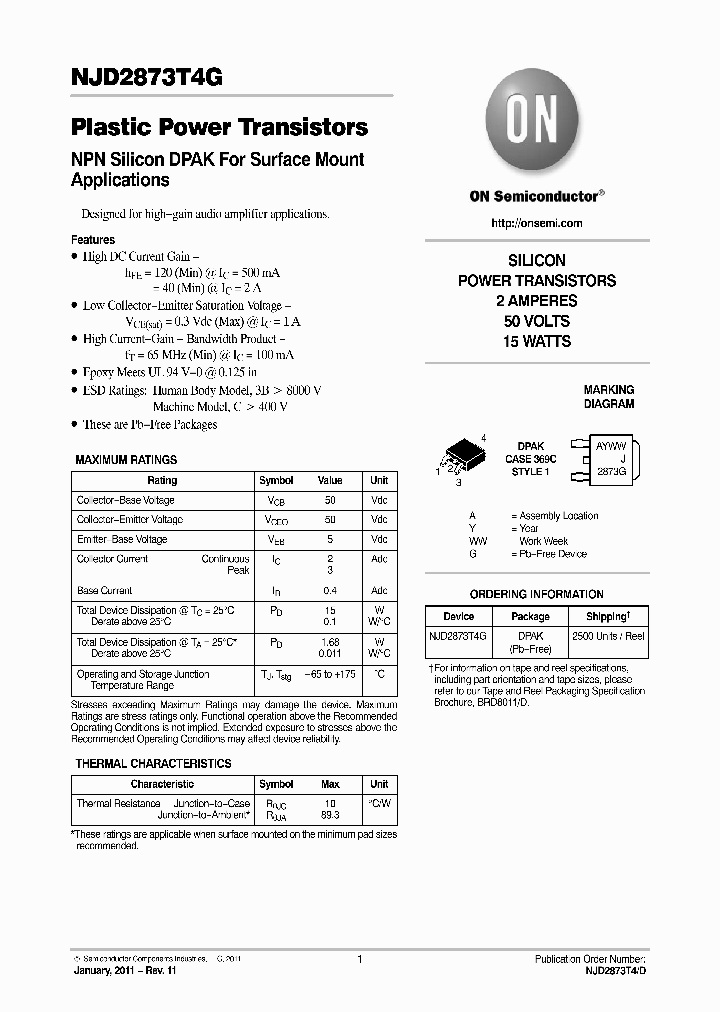 NJD2873T4G_3306579.PDF Datasheet