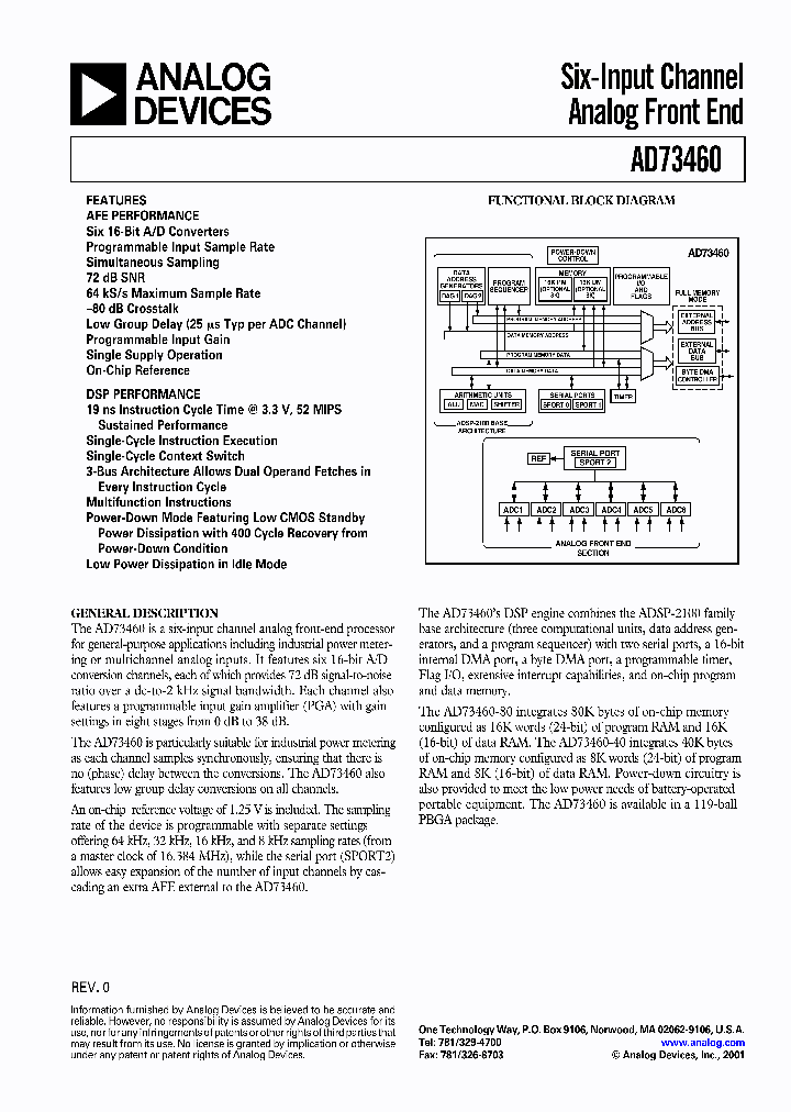 AD73460BB-40_3312815.PDF Datasheet