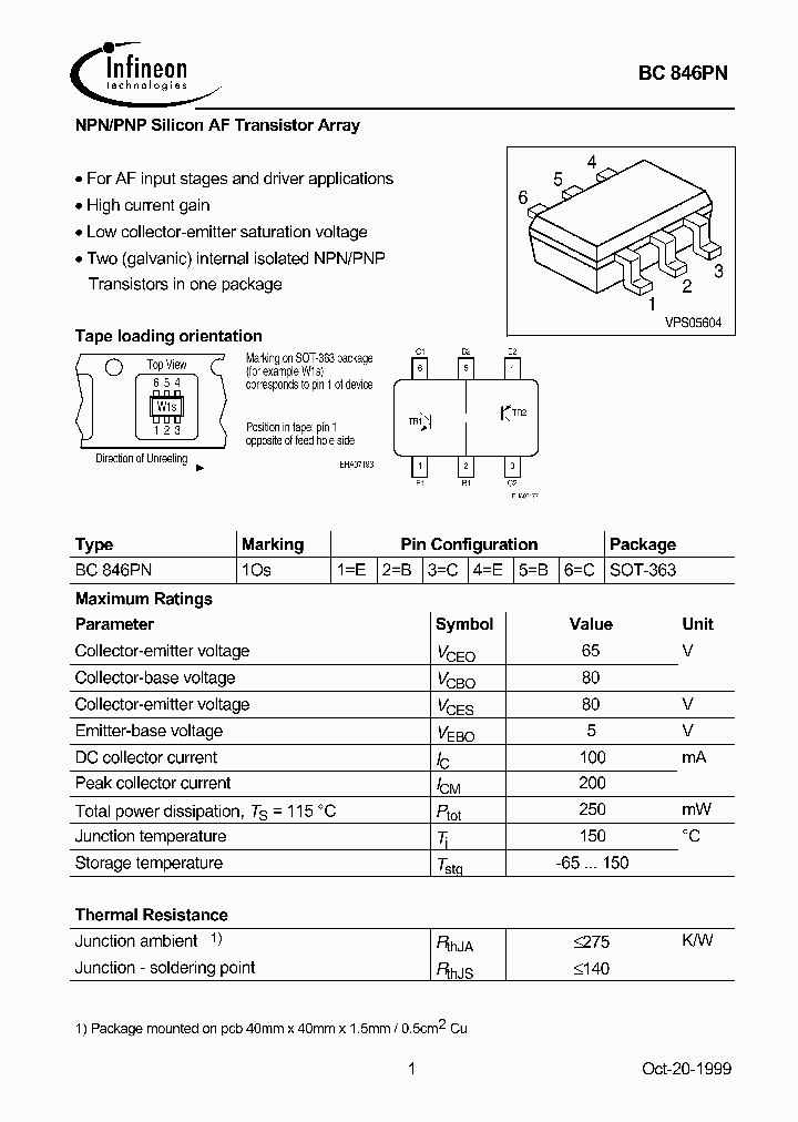 BC846PN_3315456.PDF Datasheet