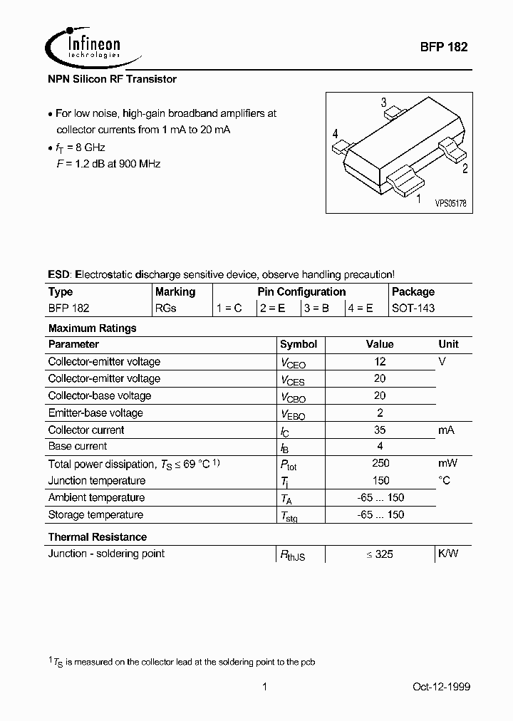 BFP182_3319670.PDF Datasheet