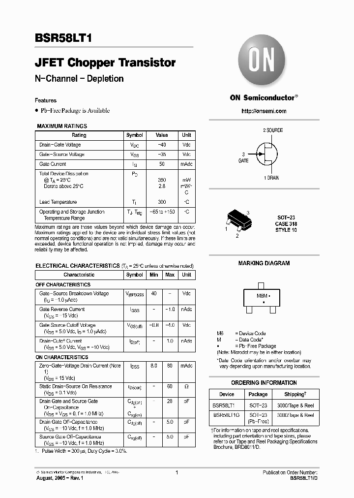 BSR58LT1_3330316.PDF Datasheet