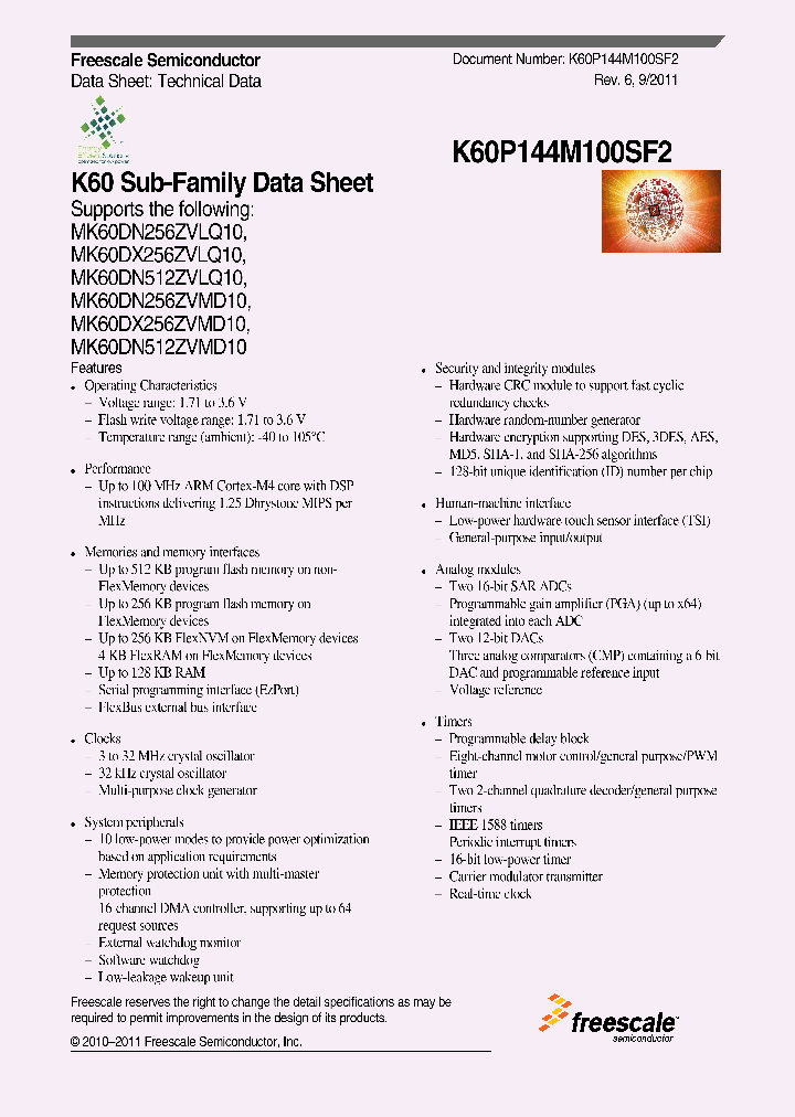 MK60DN256ZVLQ10_3346769.PDF Datasheet