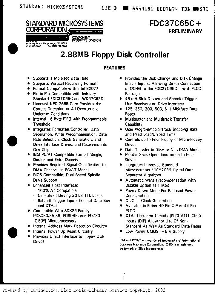 FDC37C65CLJP_3354934.PDF Datasheet