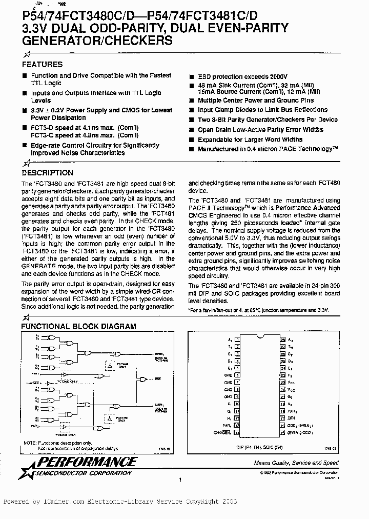 P54FCT3481DDMB_3390013.PDF Datasheet