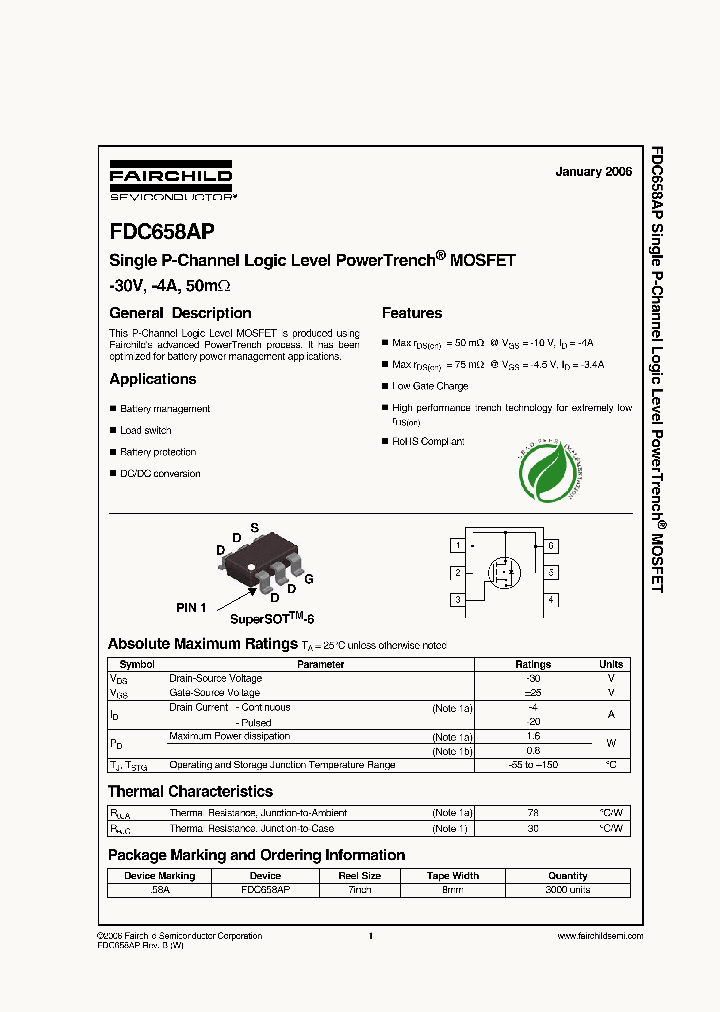 FDC658AP_3417403.PDF Datasheet