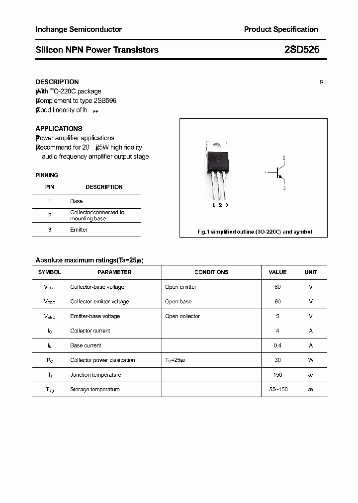 2SD526_3419344.PDF Datasheet