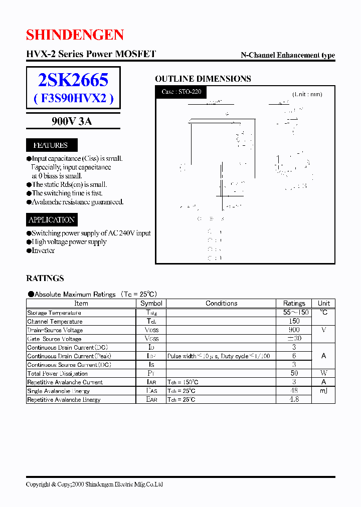 2SK2665_3475417.PDF Datasheet
