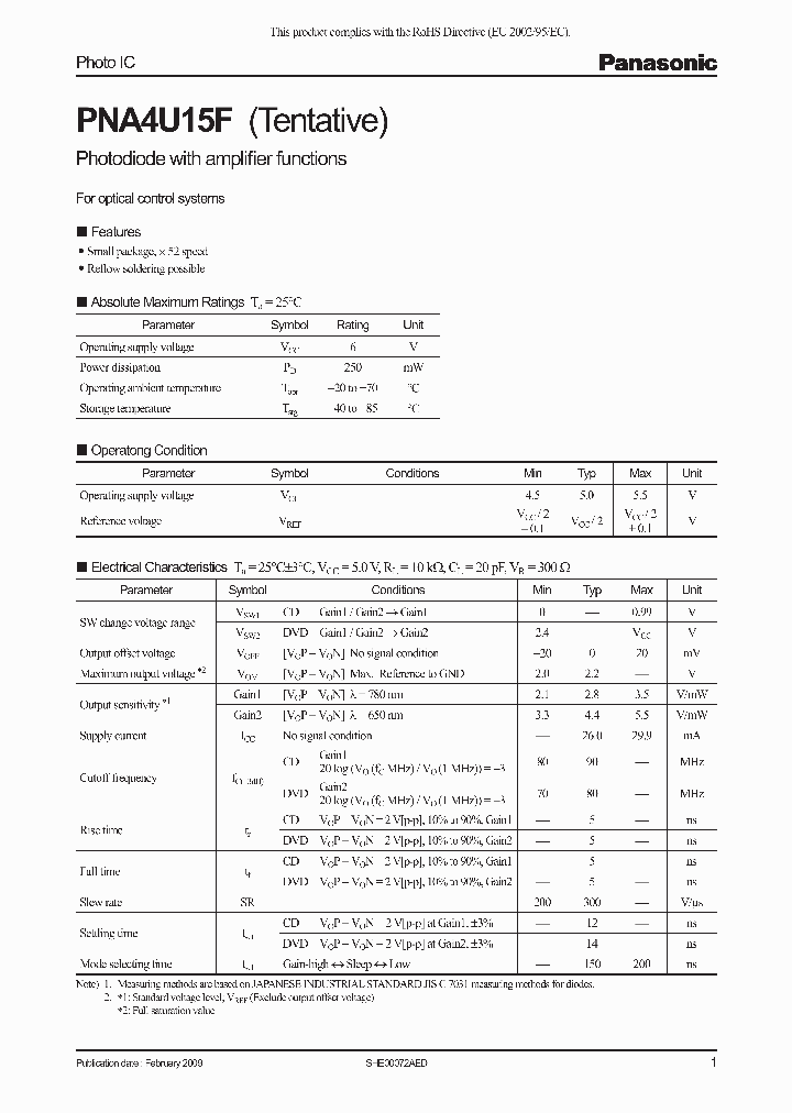 PNA4U15F_3500205.PDF Datasheet