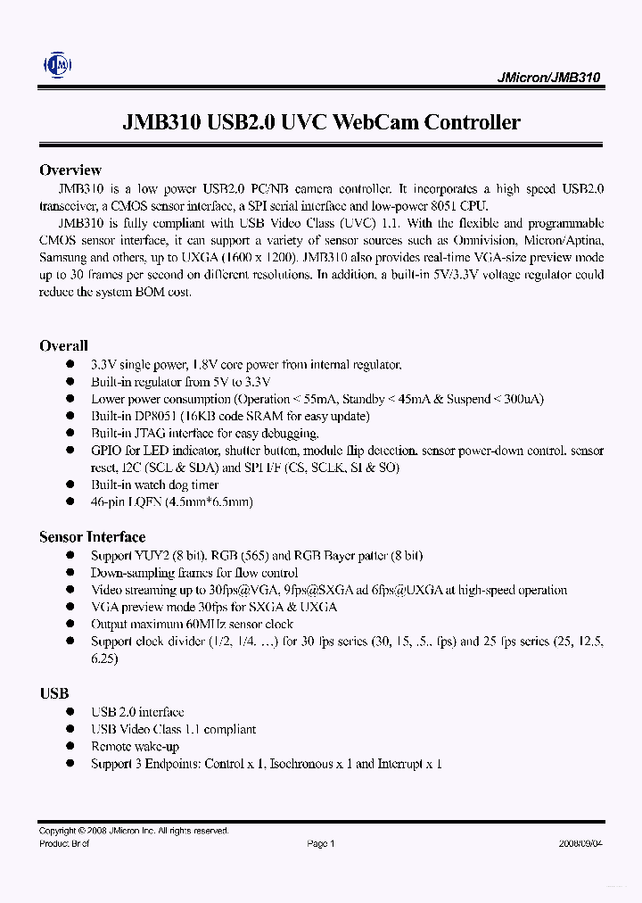 JMB310_3577068.PDF Datasheet