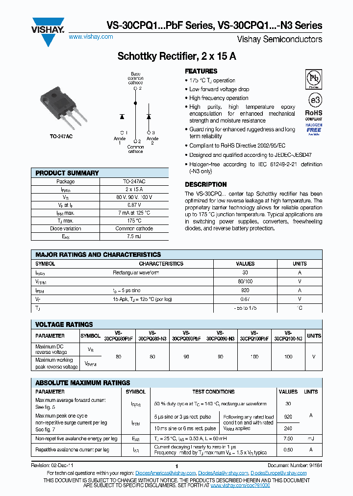 30CPQ080-N3_3580833.PDF Datasheet