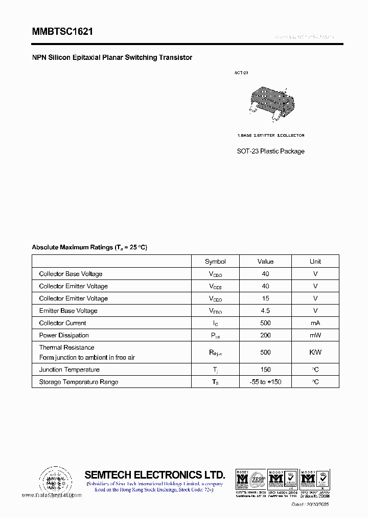 MMBTSC1621_3594089.PDF Datasheet