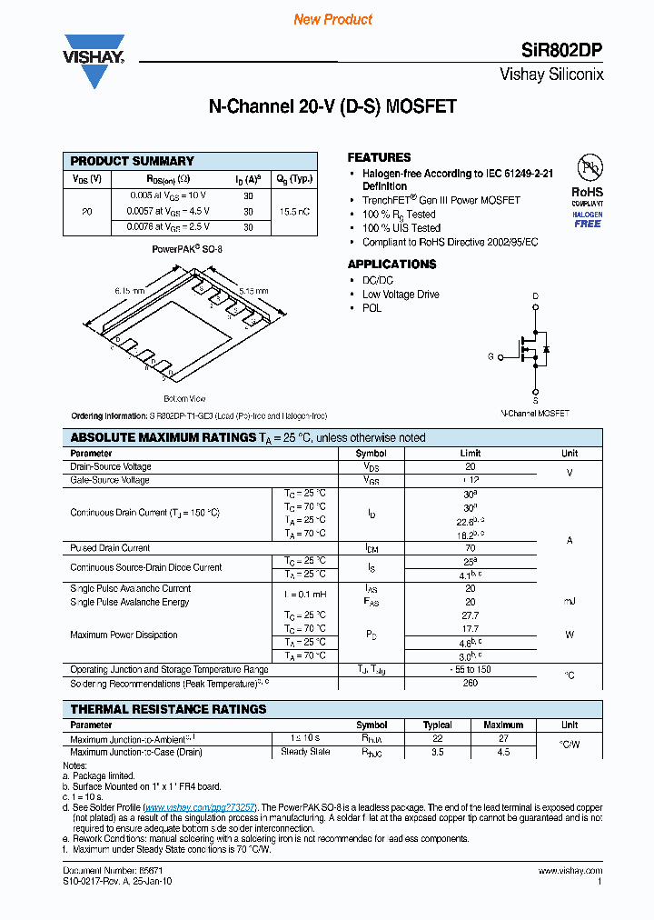 SIR802DP_3595797.PDF Datasheet