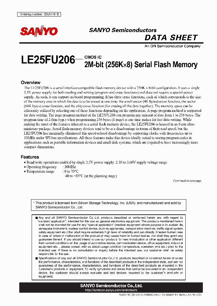 LE25FU20611_3601019.PDF Datasheet