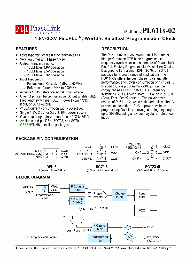 PL611S-02-XXXTIR_3577350.PDF Datasheet