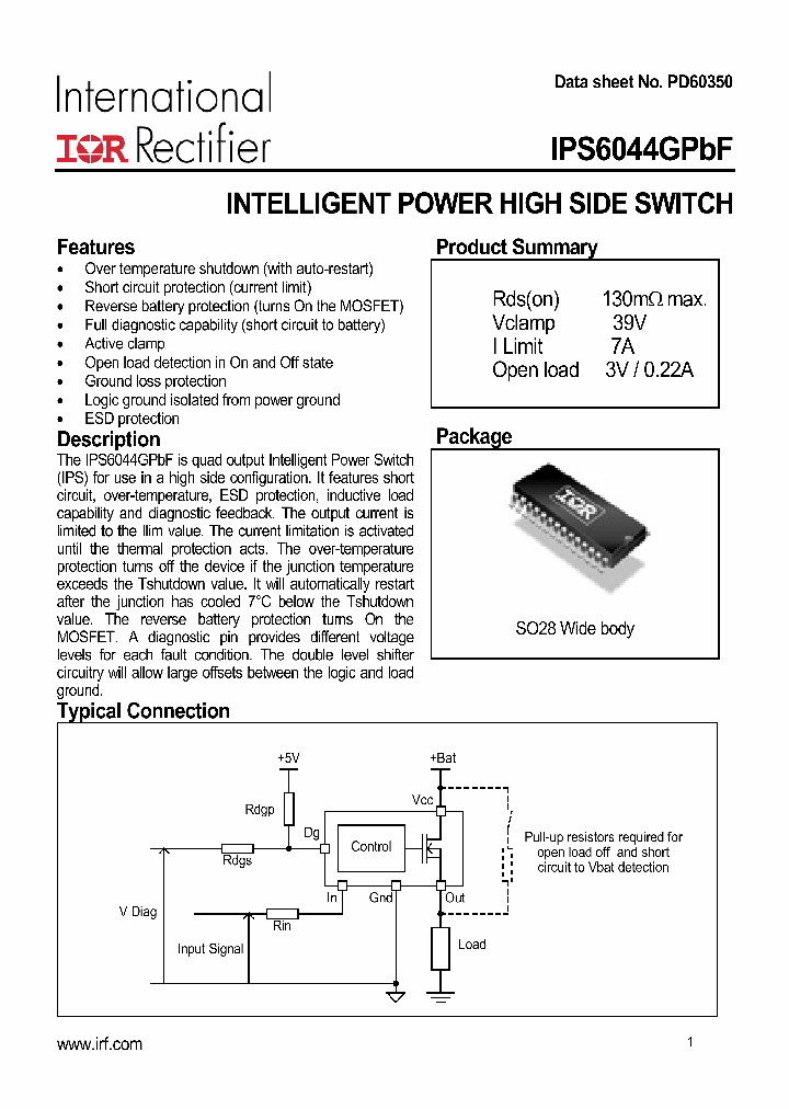 IPS6044GPBF_3620637.PDF Datasheet