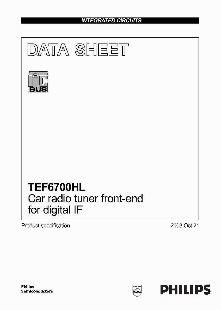 TEF6700HLV1_3657777.PDF Datasheet