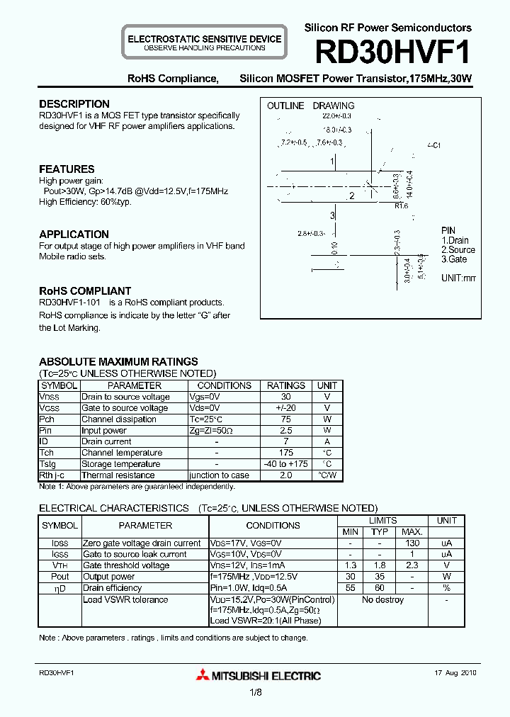 RD30HVF110_3670003.PDF Datasheet