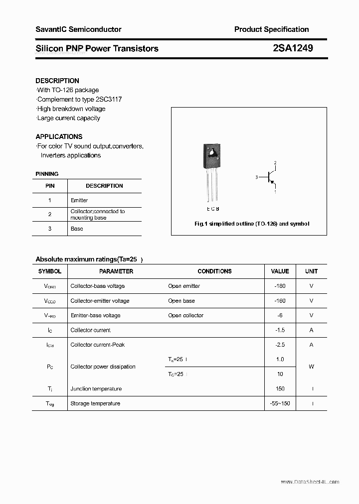 2SA1249_3671156.PDF Datasheet