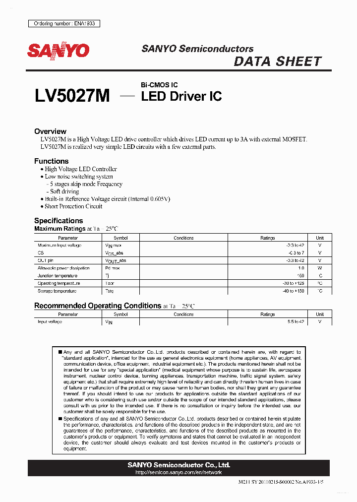 LV5027M_3673192.PDF Datasheet