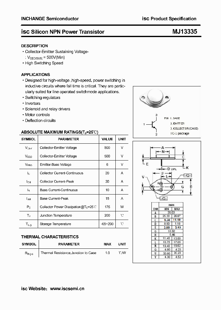 MJ13335_3673434.PDF Datasheet