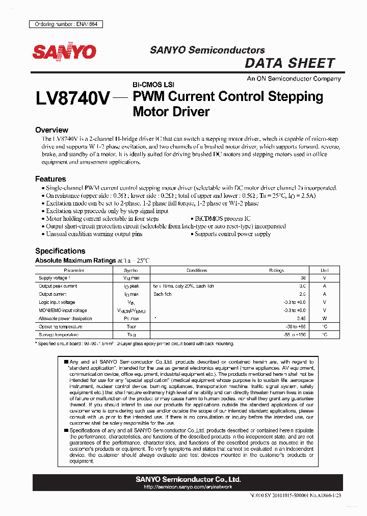 LV8740V_3679968.PDF Datasheet