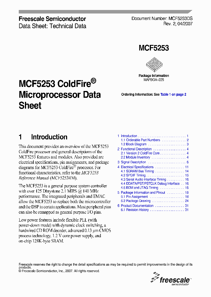 MCF5253VM140_3680167.PDF Datasheet