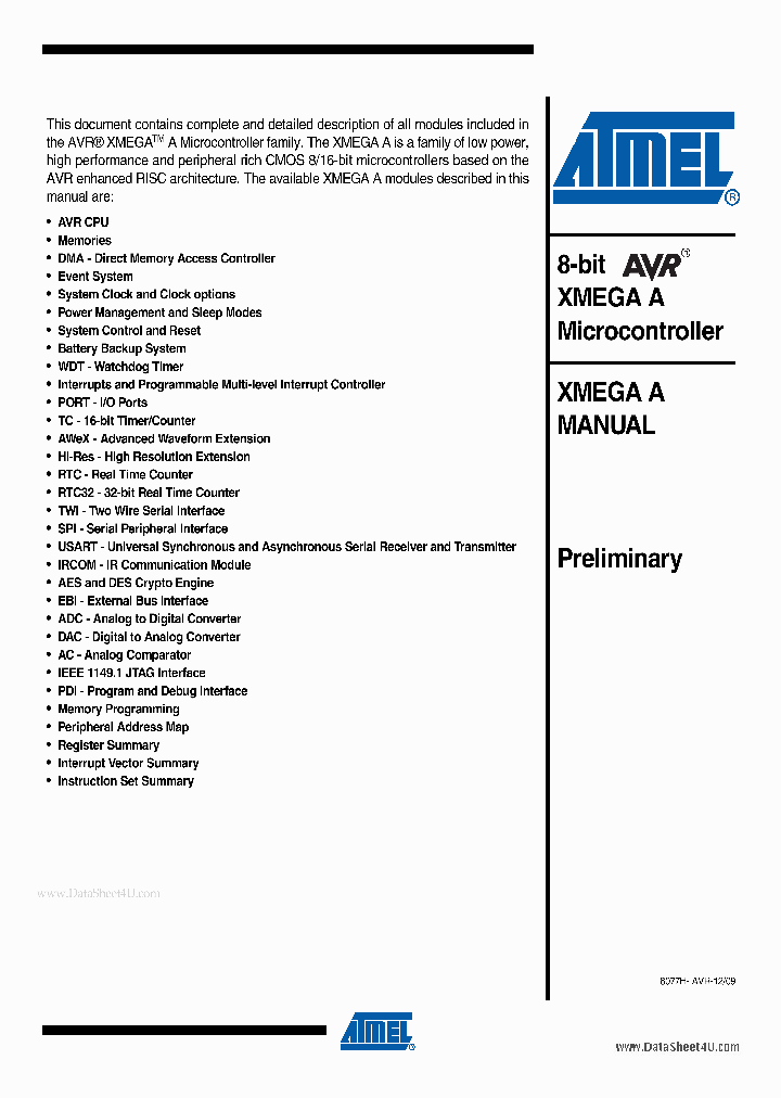 XMEGAA_3697095.PDF Datasheet