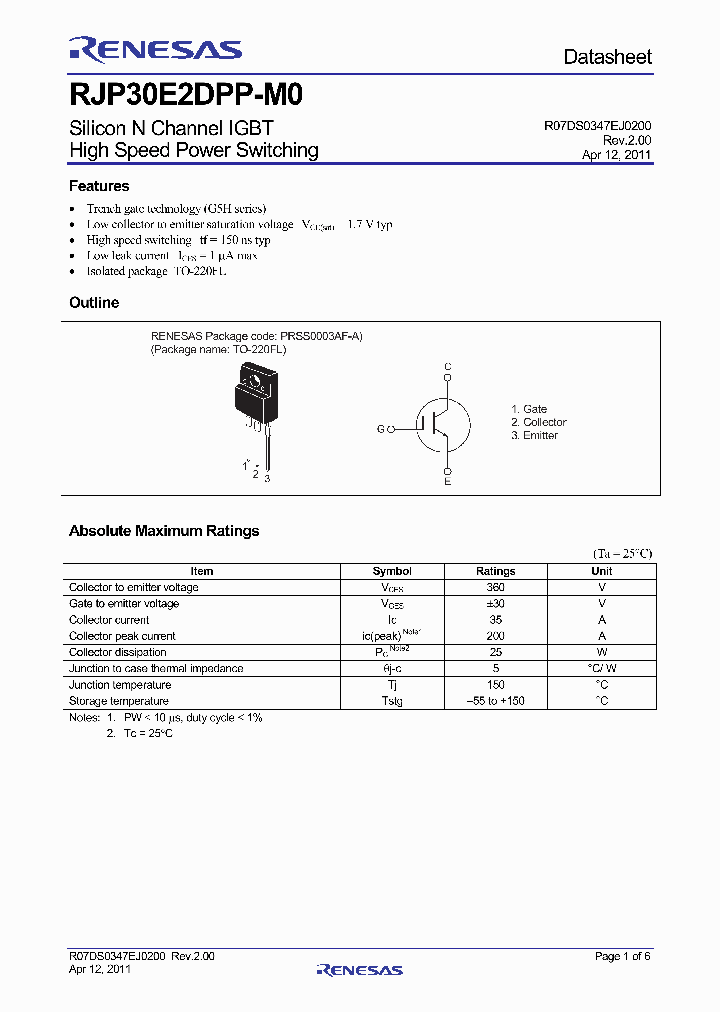 RJP30E2DPP-M0_3700681.PDF Datasheet