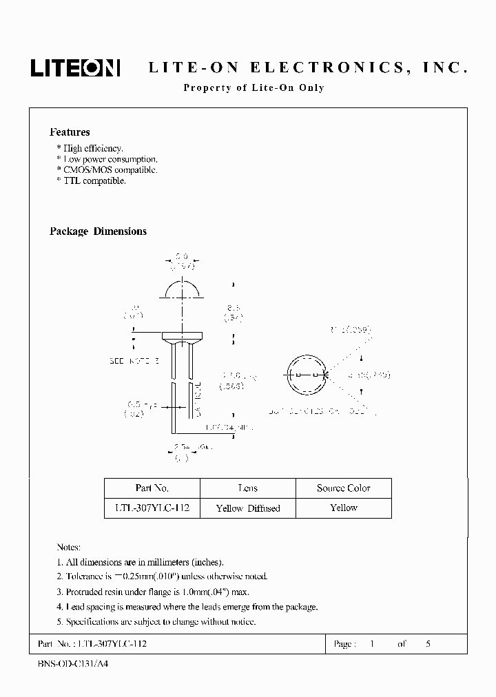 LTL-307YLC-112_3705599.PDF Datasheet