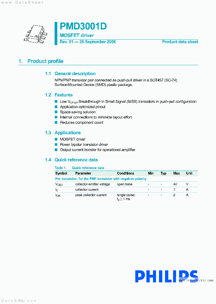 PMD3001D_3705694.PDF Datasheet