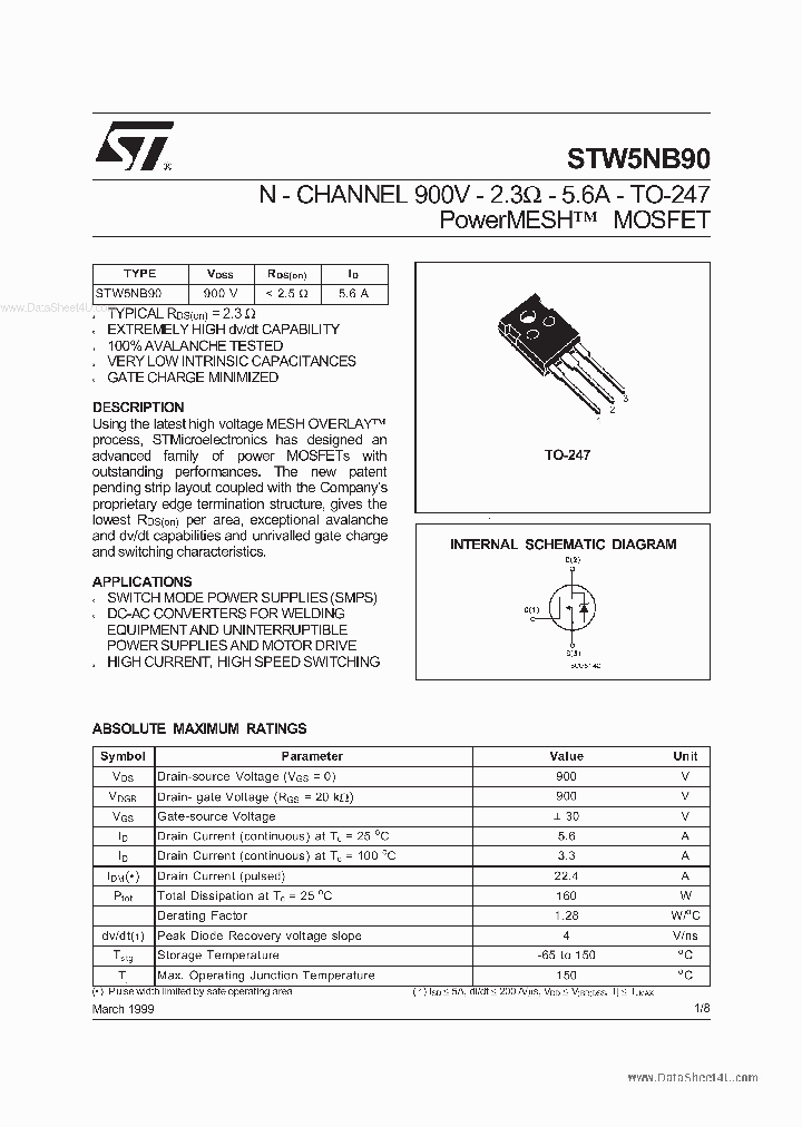 W5NB90_3722718.PDF Datasheet