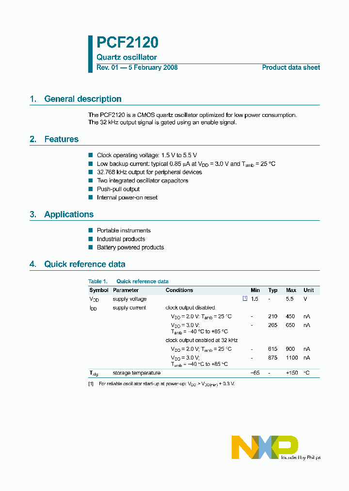 PCF2120_3726771.PDF Datasheet