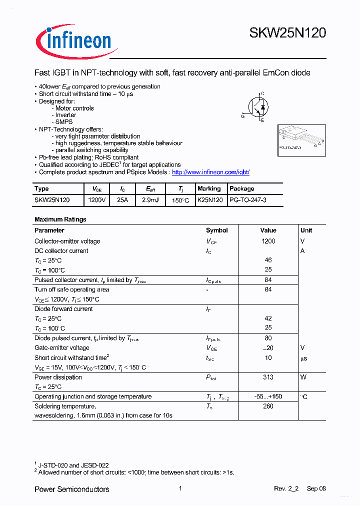 K25N120_3745945.PDF Datasheet