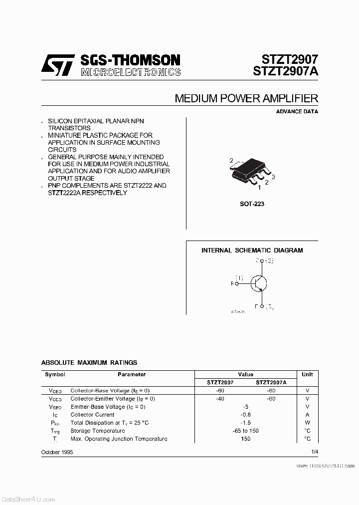 STZT2907_3780098.PDF Datasheet