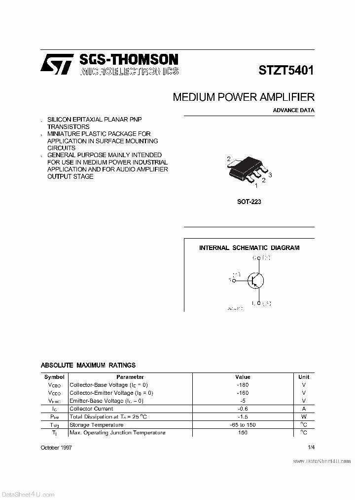 STZT5401_3780099.PDF Datasheet