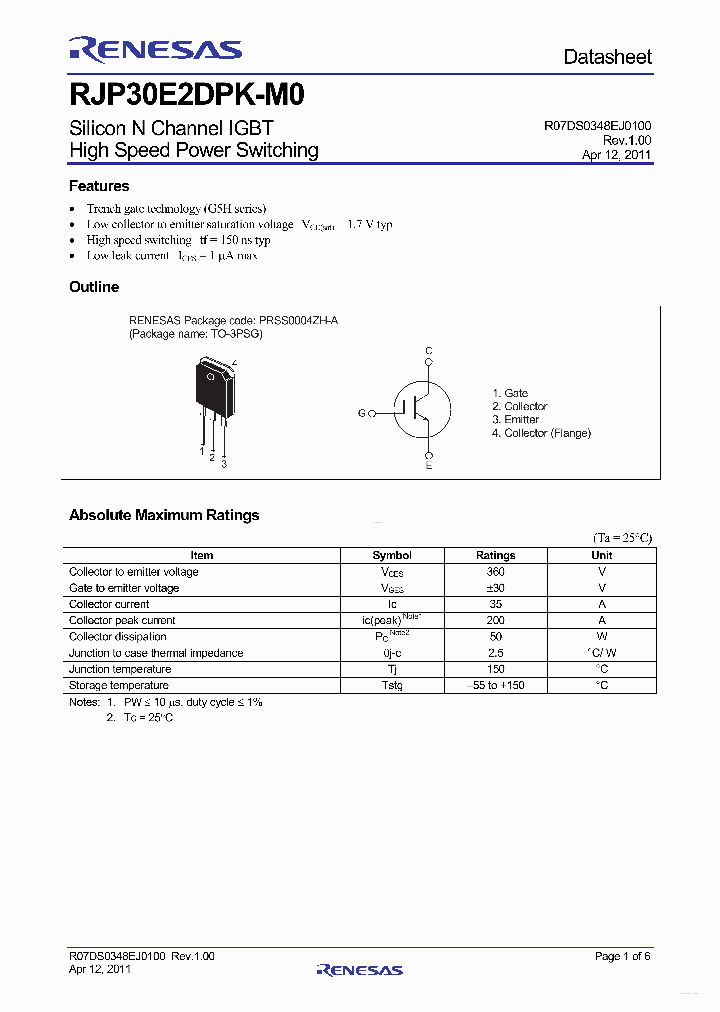 RJP30E2DPK-M0_3834471.PDF Datasheet