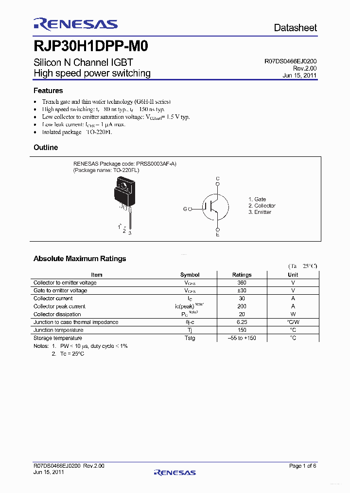 RJP30H1DPP-M0_3834476.PDF Datasheet