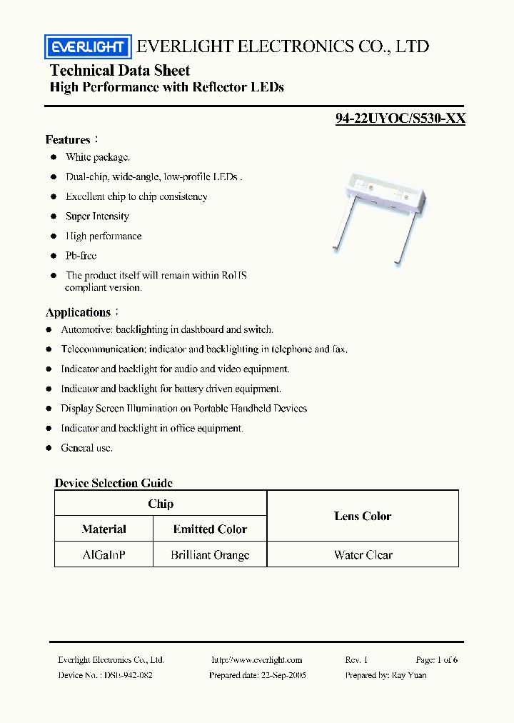 94-22UYOCS530-A2_3755989.PDF Datasheet