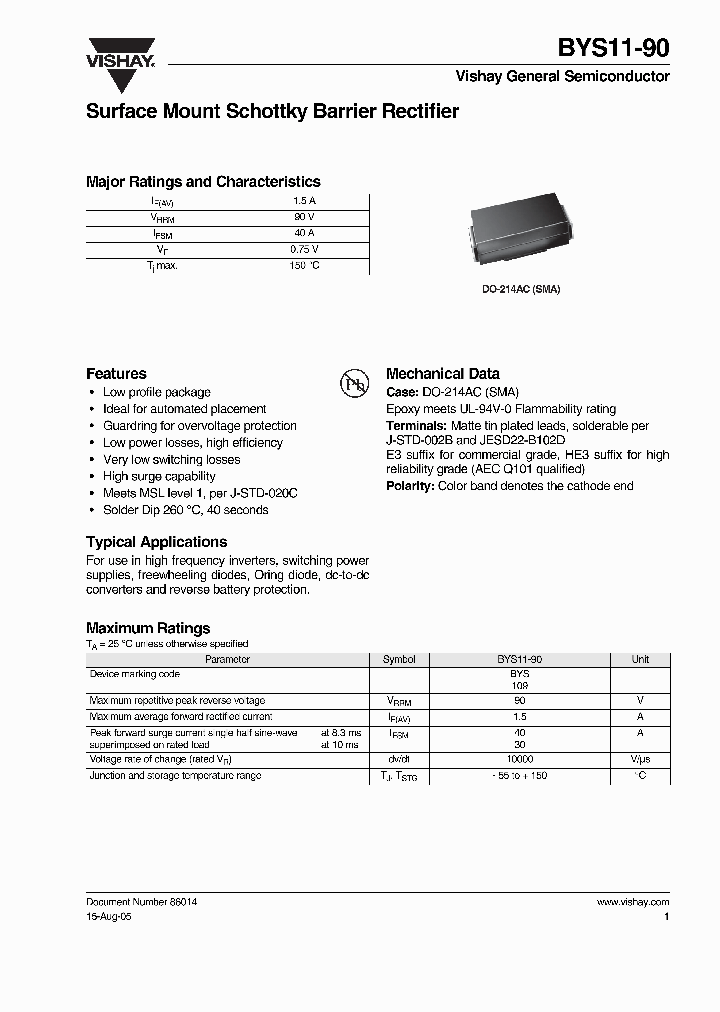 BYS11-90HE3_3757137.PDF Datasheet